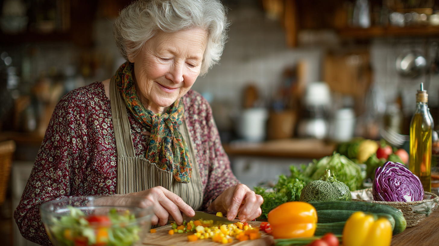 Професионален диетолог усмихва се топло